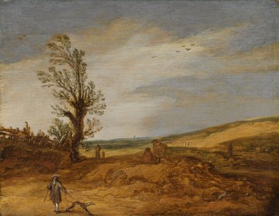 Uitzicht in de duinen door Esaias I van de Velde