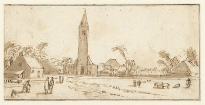 Gezicht op Spaarnwoude door Esaias van de Velde