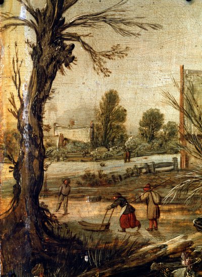 Winter, 17e eeuw door Esaias van de Velde