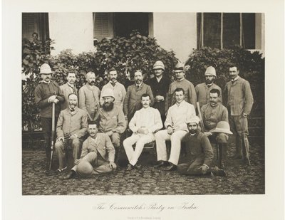Tsarevich Nicholas Alexandrovich van Rusland bezoekt India, 1891 door Esper Esperovich Ukhtomsky