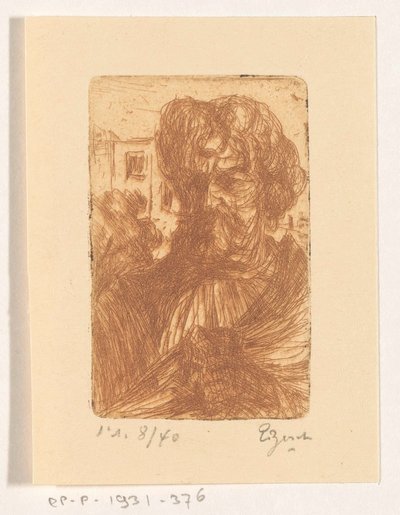 Judas (Oberammergau) door Etienne Bosch (signed by artist)