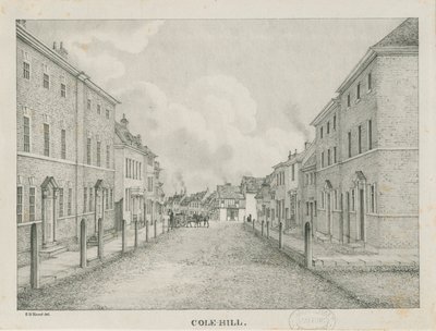 Tamworth - Cole-hill: lithografie, nd [1796-1865] door Etienne Bruno Hamel