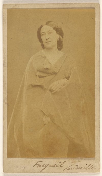 [Anais] Fargueil, vaudeville door Etienne Carjat
