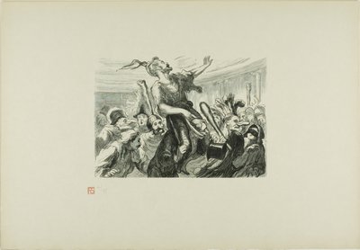 Op het operabal - Vastentijd - Leve de chic geklede menigte! door Etienne Carjat