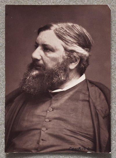 Gustave Courbet door Etienne Carjat