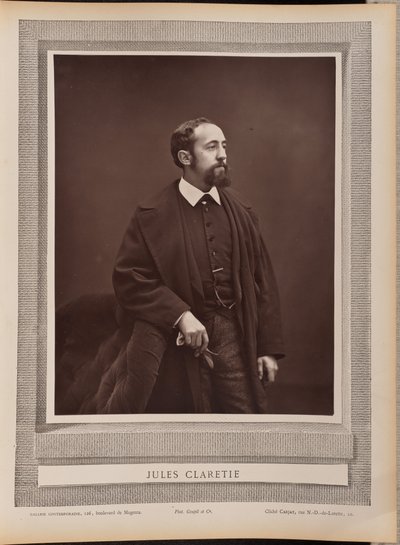 Jules Claretie door Etienne Carjat