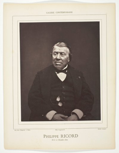 Philippe Ricord door Etienne Carjat