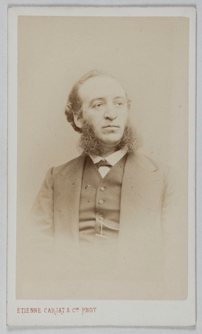 Portret van Jules Ferry (1832-1893), politicus, advocaat, gevolmachtigd minister door Etienne Carjat