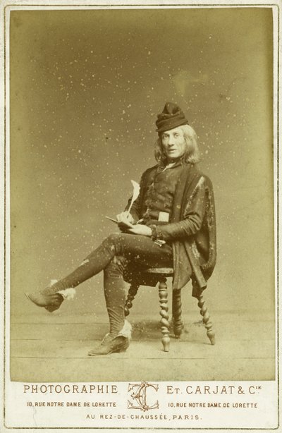 Richard in de rol van Gringoire door Etienne Carjat