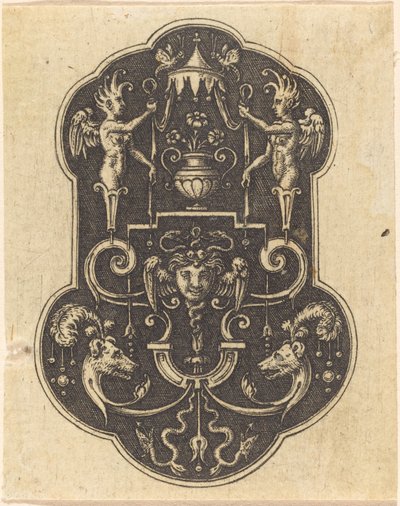 Hoofd van Medusa door Etienne Delaune