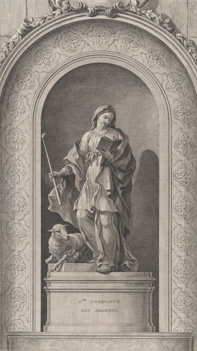 De Kapel van de Enfants-Trouvés in Parijs: Sainte Geneviève des Ardents door Etienne Fessard