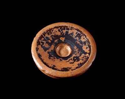 Etruskische beschaving: terracotta snijfragment gewijd aan de godin Demeter 550-530 v.Chr. - Uit Gravisca, Italië door Etruscan