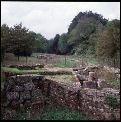 Etruskische beschaving: uitzicht op de site van Veio (8e-4e eeuw v.Chr.) (Lazio, Italië) door Etruscan Etruscan