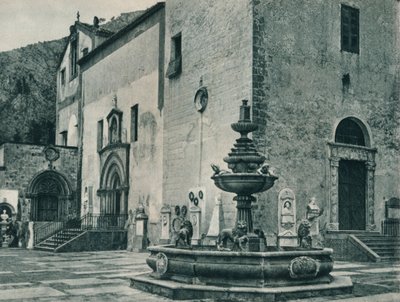 Openbare fontein, Palermo, Sicilië, Italië, 1927 door Eugen Poppel