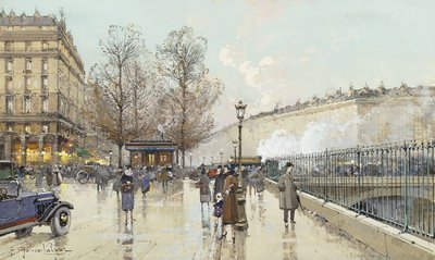 Le Boulevard Pereire, Parijs door Eugene Galien Laloue