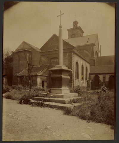 Oude begraafplaats Sainte-Marguerite, Rue Saint-Bernard door Eugène Atget