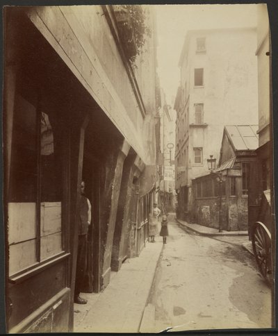 Op de hoek van de Rue de Venise, bij nr. 14 (4e) door Eugène Atget