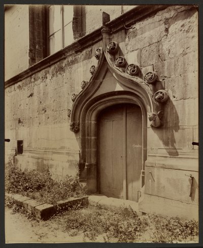 Paleis van Justitie in Beauvais door Eugène Atget