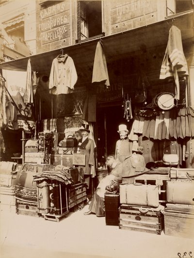 Winkel - rue du Petit Thomas door Eugène Atget