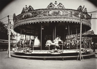 Carrousel door Eugène Atget
