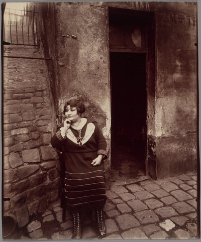 La Villette, rue Asselin door Eugène Atget