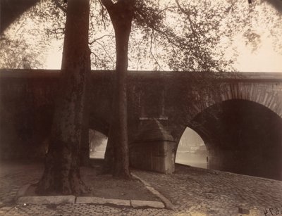 Pont Marie, 1926 (foto) door Eugène Atget