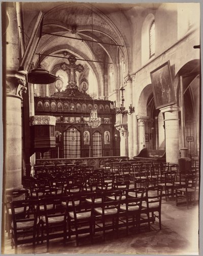 Saint-Julien-le-Pauvre door Eugène Atget