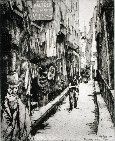 Parijse straat, uit 
