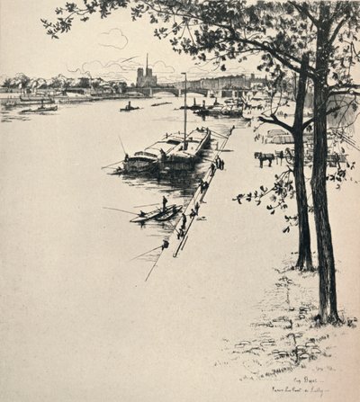 De Pont de Sully door Eugene Bejot