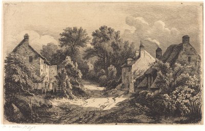 Le chemin de Garens door Eugene Bléry