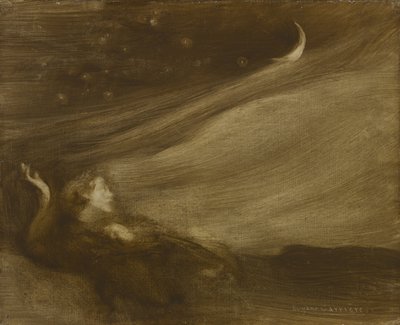 De Contemplator door Eugène Carrière