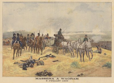 Maarschalk Massena bij de Slag bij Wagram, 6 juli 1809 door Eugene Chaperon