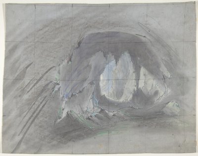 Ontwerp voor een Toneelset in de Opéra, Parijs door Eugene Ciceri