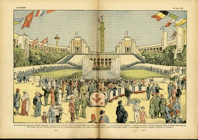 Illustratie van Eugene Damblans (1865-1945) in Le Pelerin door Eugene Damblans