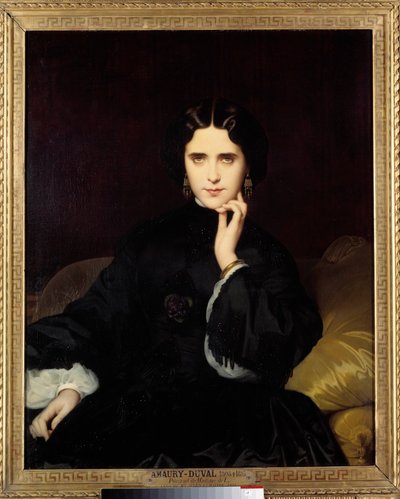Portret van Madame de Loynes door Eugene Emmanuel Amaury Duval
