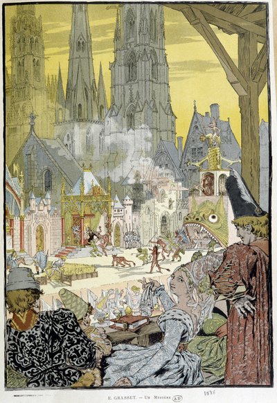 Een Mysterie van de Middeleeuwen door Grasset door Eugene Grasset