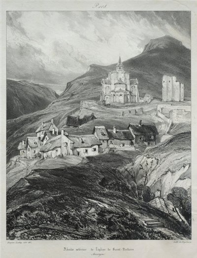 Pittoreske en Romantische Reizen in het Oude Frankrijk, Auvergne..., 1831 door Eugene Isabey