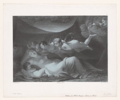 Dromende Psyche door Eugene Leroux