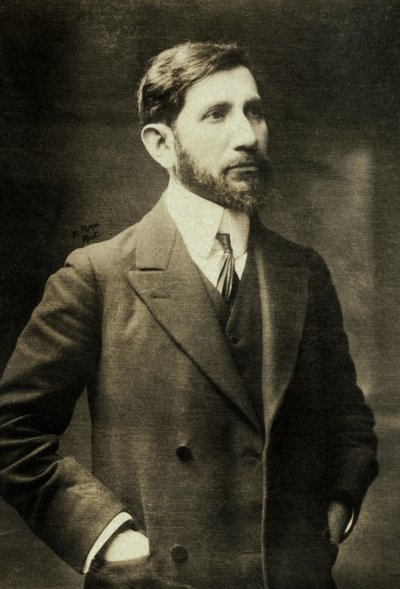 Portret van Charles Maurras (foto) door Eugene Pirou