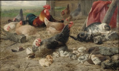In de boerderij door Eugene Remy Maes