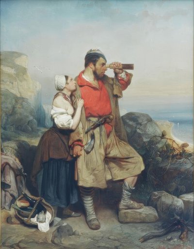 Piraat door Eugene le Poittevin