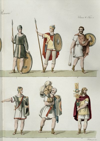 Romeinse Soldaten, detail door Eugenio Bosa