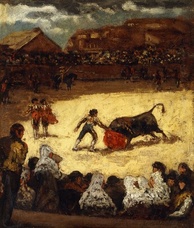 Het stierengevecht door Eugenio Lucas y Padilla