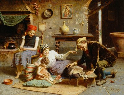 De Hongerige Kalkoen door Eugenio Zampighi