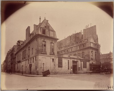 Hôtel du Marquis de Paroy, 83 rue Charlot door Eugène Atget
