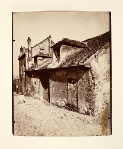 [Montmartre] Huis van Musette door Eugène Atget