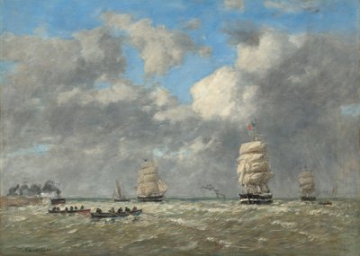 Le Havre door Eugène Boudin