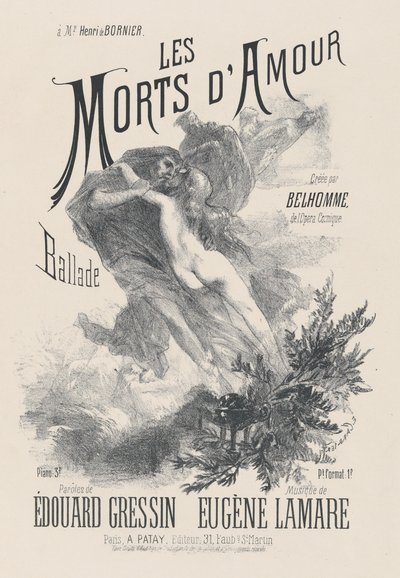 De doden van de liefde door Eugène Carrière
