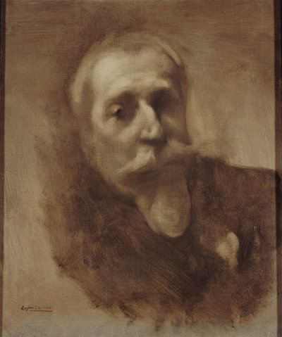 Portret van de dichter, journalist en romanschrijver Anatole France, ca. 1900 door Eugène Carrière