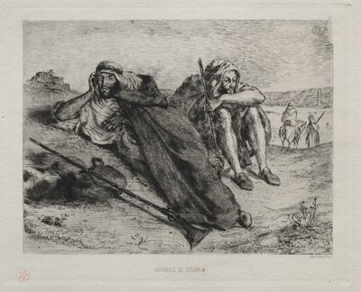Arabieren van Oran door Eugène Delacroix